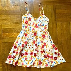 Floral Mini Sun Dress